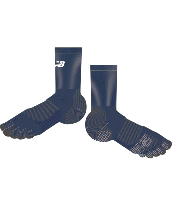 ニューバランス New Balance ニューバランス New Balance サッカー 5本指グリップソックス 靴下 ストッキング くつ下 アクセサリー ロゴ ストレッチ 試合 練習 （NV ネイビー） NV ネイビー