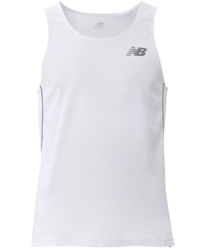 ニューバランス New Balance ニューバランス New Balance レーシングシャツ メンズ トップス ノースリーブ ランニング 陸上 ジョギング 試合 トレーニング 部活 （WT ホワイト） WT ホワイト