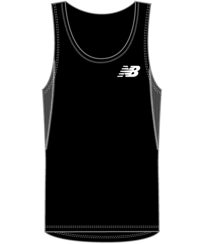 ニューバランス New Balance ニューバランス New Balance レーシングシャツ メンズ トップス ノースリーブ ランニング 陸上 ジョギング 試合 トレーニング 部活 （WT ホワイト） WT ホワイト