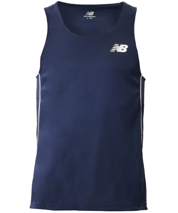ニューバランス New Balance ニューバランス New Balance レーシングシャツ メンズ トップス ノースリーブ ランニング 陸上 ジョギング 試合 トレーニング 部活 （WT ホワイト） WT ホワイト