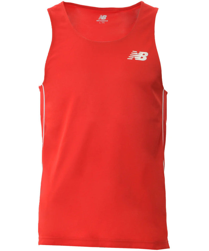 ニューバランス New Balance ニューバランス New Balance レーシングシャツ メンズ トップス ノースリーブ ランニング 陸上 ジョギング 試合 トレーニング 部活 （WT ホワイト） WT ホワイト