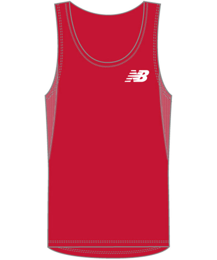 ニューバランス New Balance ニューバランス New Balance レーシングシャツ メンズ トップス ノースリーブ ランニング 陸上 ジョギング 試合 トレーニング 部活 （WT ホワイト） WT ホワイト