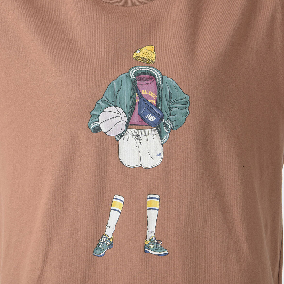 ニューバランス New Balance New Balance Basketball Style Tshirt（ニューバランス バスケットボール スタイル ティーシャツ） （ブラウン） ブラウン