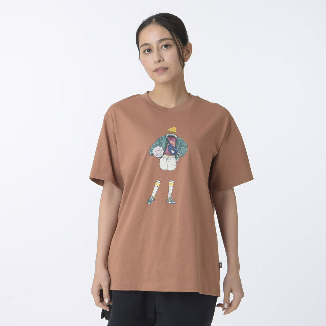 ニューバランス New Balance New Balance Basketball Style Tshirt（ニューバランス バスケットボール スタイル ティーシャツ） （ブラウン） ブラウン