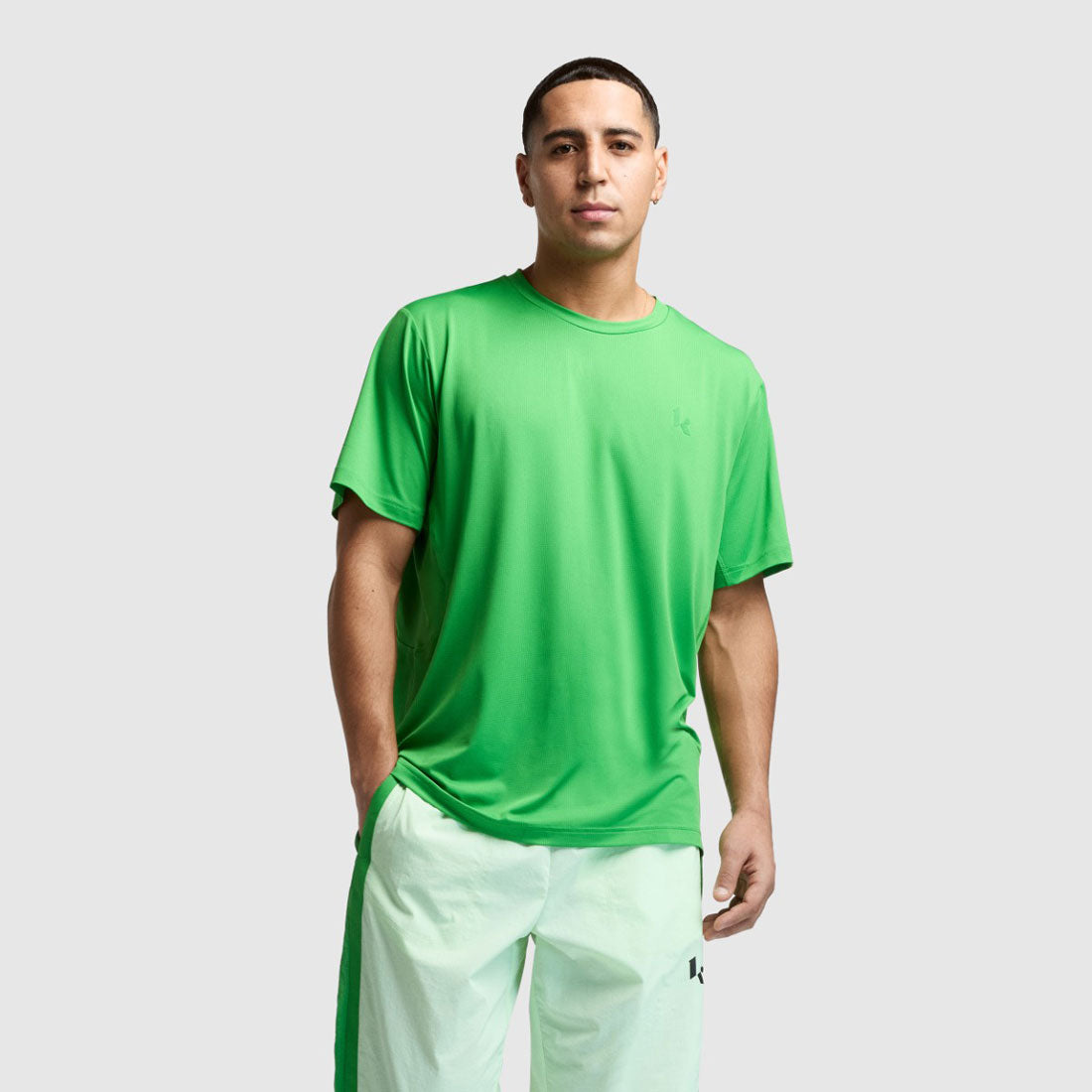 ニューバランス New Balance New Balance Klutch Men's Mesh Performance T-Shirt（ニューバランス クラッチ メッシュ パフォーマンスTシャツ） （GRASS GREEN） GRASS GREEN