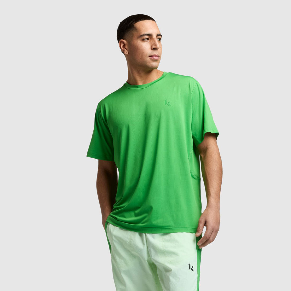 ニューバランス New Balance New Balance Klutch Men's Mesh Performance T-Shirt（ニューバランス クラッチ メッシュ パフォーマンスTシャツ） （GRASS GREEN） GRASS GREEN