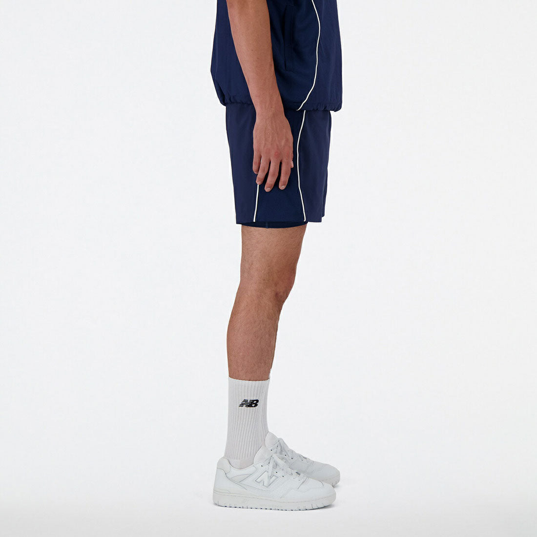ニューバランス New Balance New Balance Hoops 2in1 shorts（ニューバランス フープス ツーインワン ショーツ） （ネイビー） ネイビー