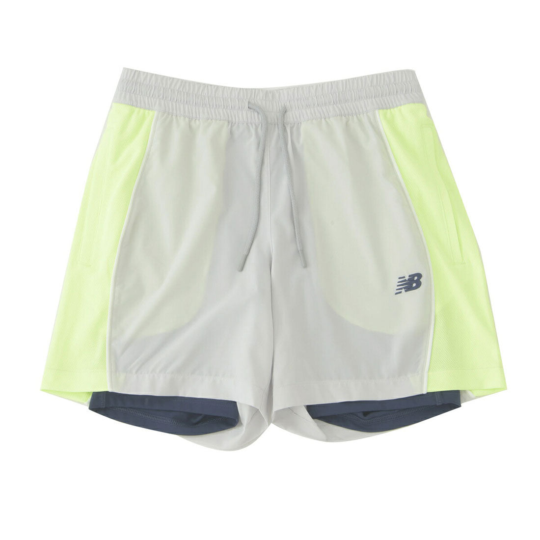 ニューバランス New Balance New Balance Hoops 2in1 shorts（ニューバランス フープス ツーインワン ショーツ） （グレー） グレー