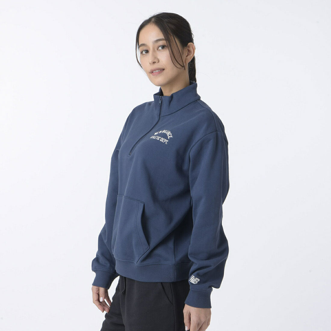 ニューバランス New Balance New Balance Halfzip Sweat（ニューバランス ハーフジップ スウェット） （ネイビー） ネイビー