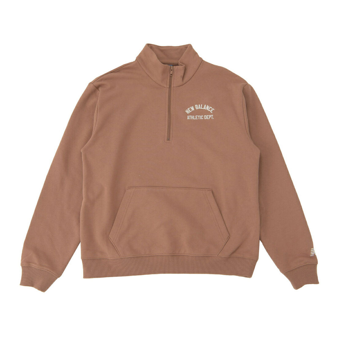 ニューバランス New Balance New Balance Halfzip Sweat（ニューバランス ハーフジップ スウェット） （ブラウン） ブラウン