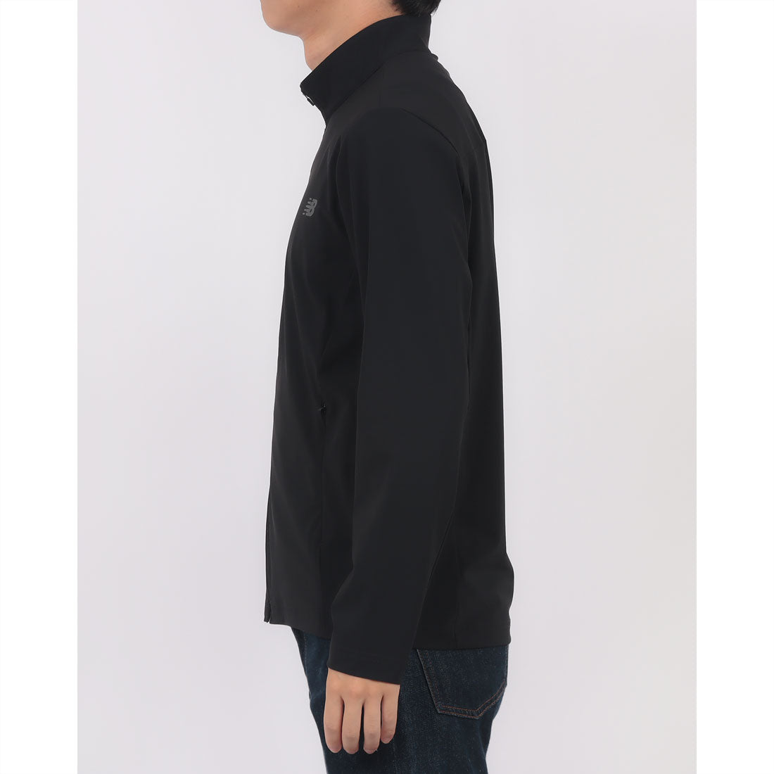 ニューバランス New Balance Tricot STAND NECK ZIP UP スタンドネック ジャケット ブルゾン (STANDARD FIT) （ブラック） ブラック