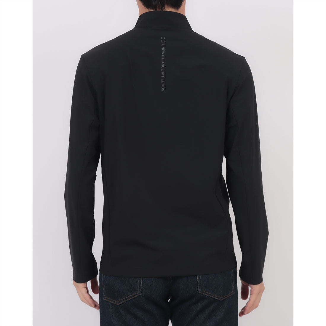 ニューバランス New Balance Tricot STAND NECK ZIP UP スタンドネック ジャケット ブルゾン (STANDARD FIT) （ブラック） ブラック