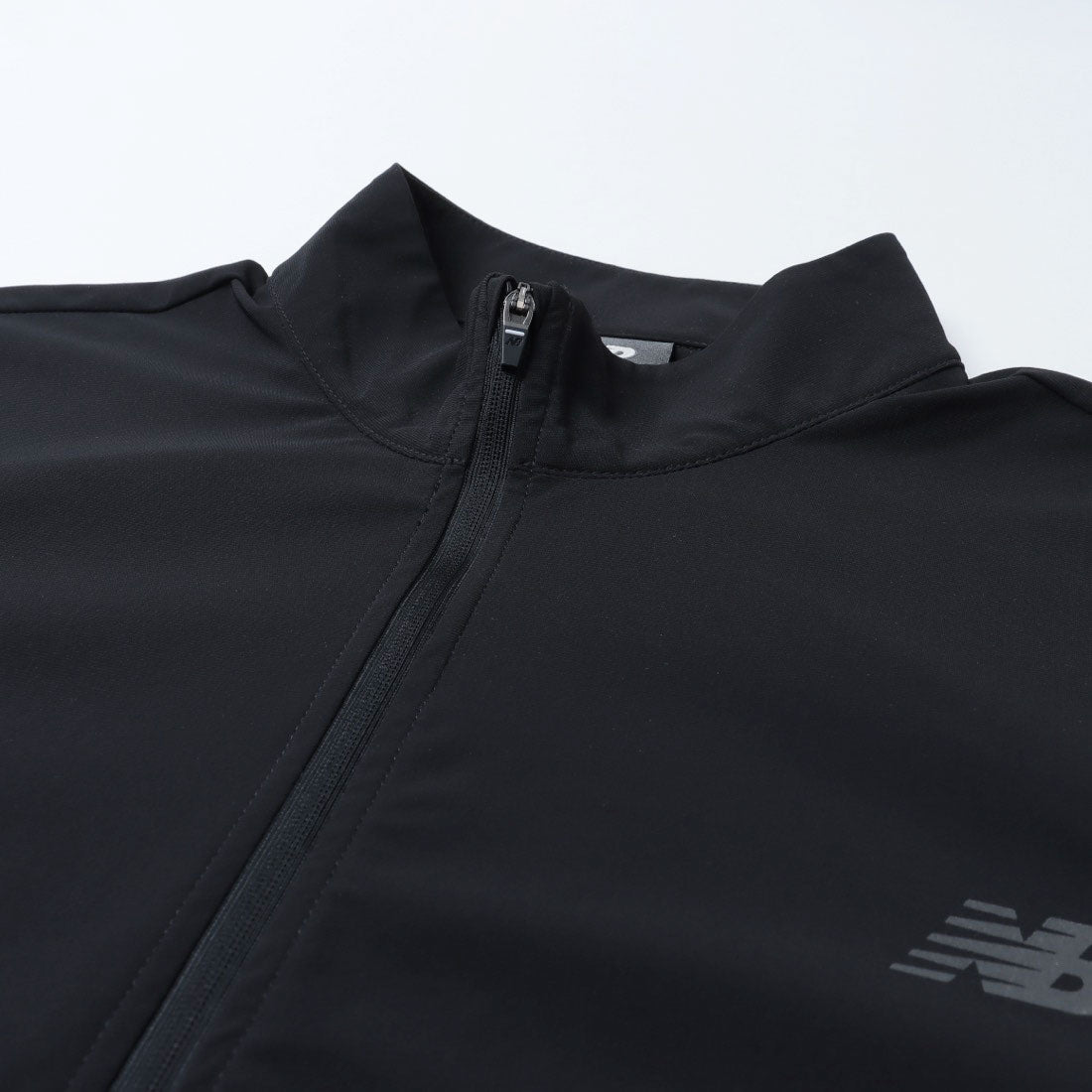 ニューバランス New Balance Tricot STAND NECK ZIP UP スタンドネック ジャケット ブルゾン (STANDARD FIT) （ブラック） ブラック