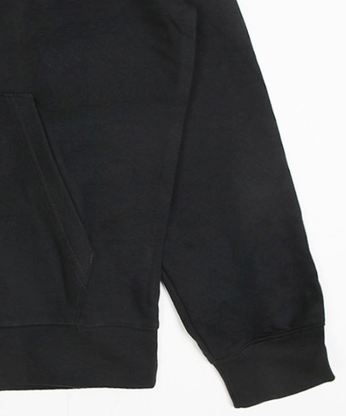 ニューバランス New Balance SMALL LOGO HOODIE ロゴ フーディー パーカー (SEMI-OVER FIT) （ブラック） ブラック