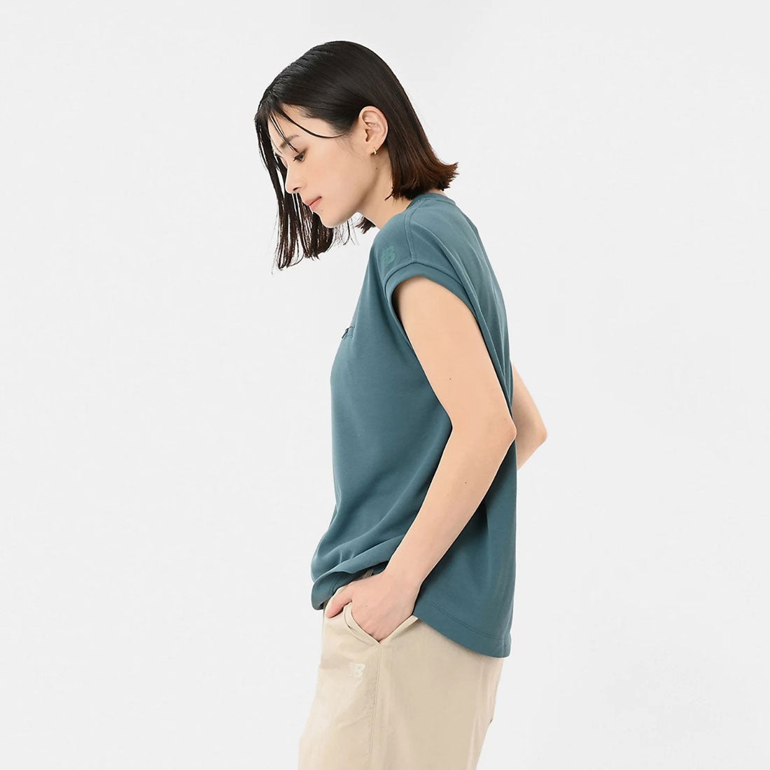 ニューバランス New Balance New Balance French Sleeve Crew Pullover（ニューバランス フレンチ スリーブ クルー プルオーバー） （New Spruce） New Spruce