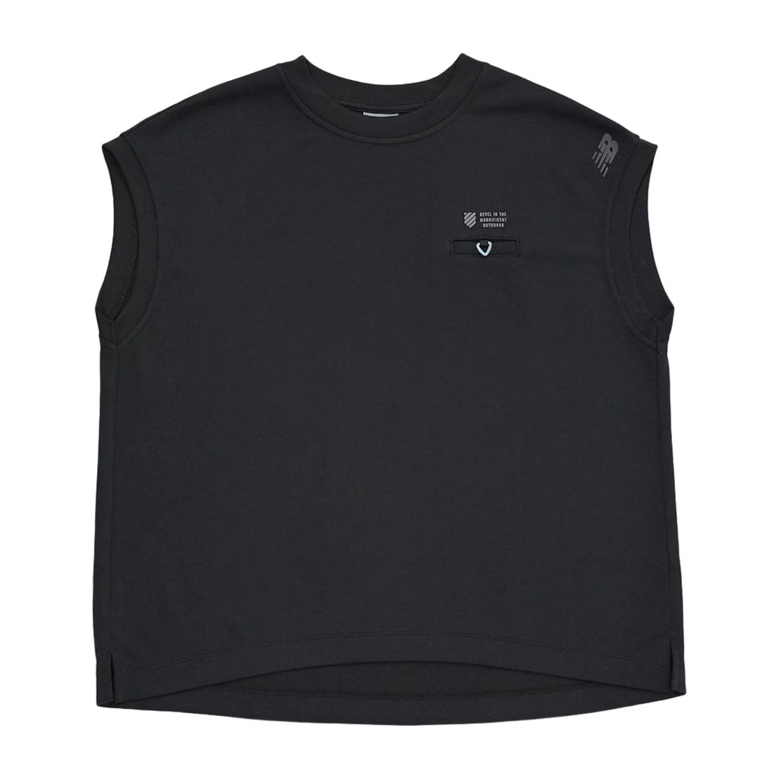 ニューバランス New Balance New Balance French Sleeve Crew Pullover（ニューバランス フレンチ スリーブ クルー プルオーバー） （Black） Black