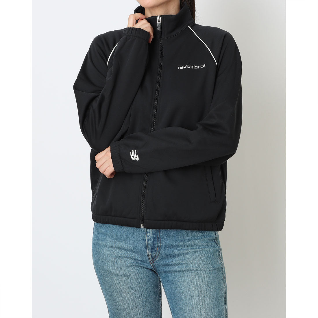 ニューバランス New Balance レディース ジャージ ジャケット Brushed Double Knit Jacket AWJ53170 （ブラック） ブラック