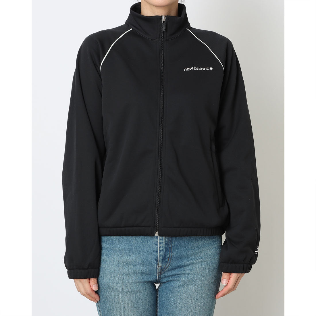 ニューバランス New Balance レディース ジャージ ジャケット Brushed Double Knit Jacket AWJ53170 （ブラック） ブラック
