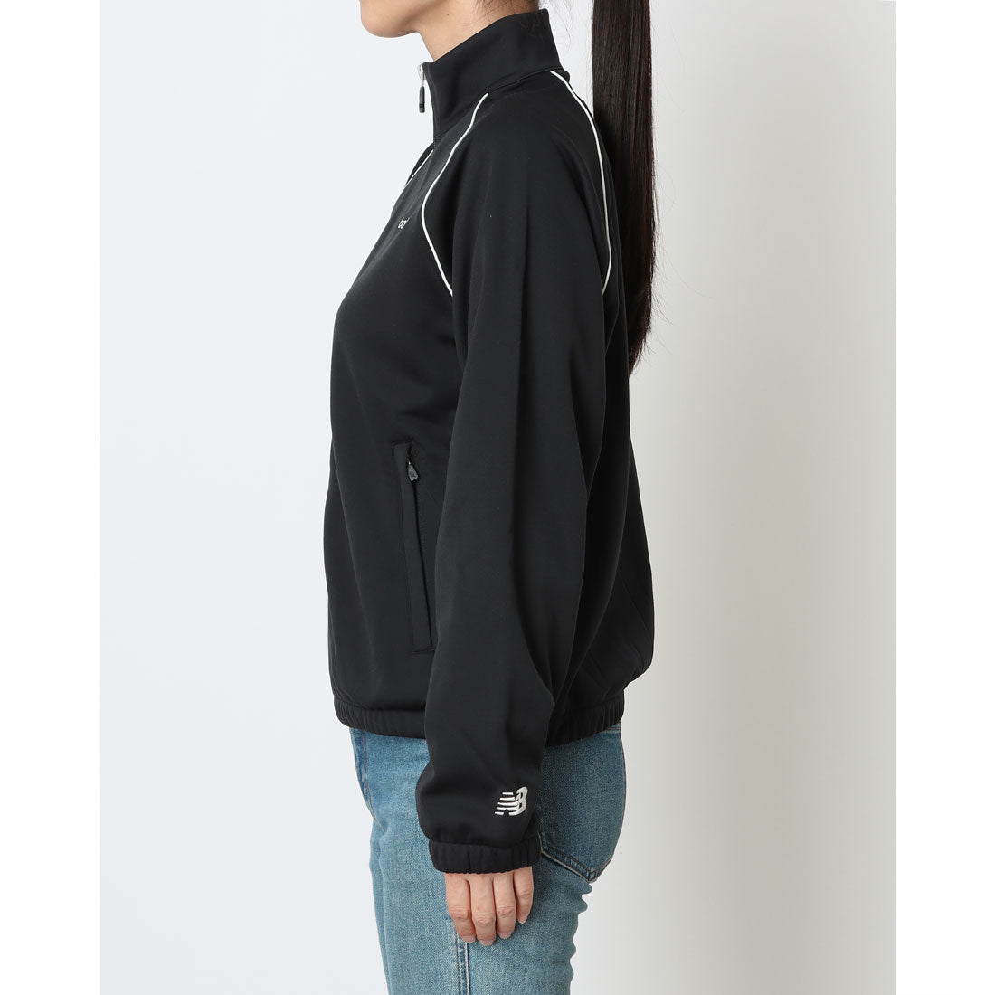 ニューバランス New Balance レディース ジャージ ジャケット Brushed Double Knit Jacket AWJ53170 （ブラック） ブラック