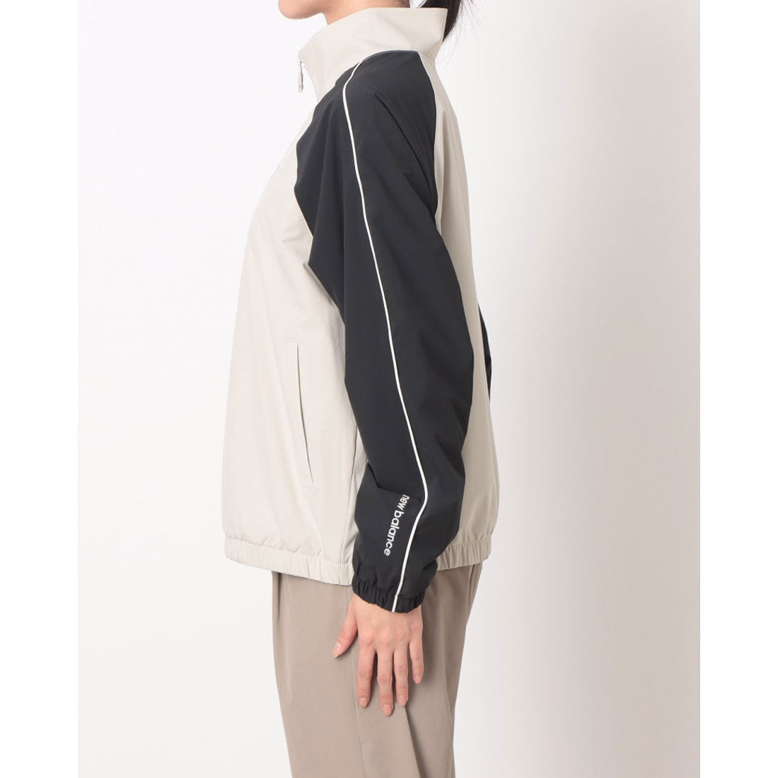 New Balance Women's Jersey Brushed Tricot Lined Woven Track Jacket AWJ