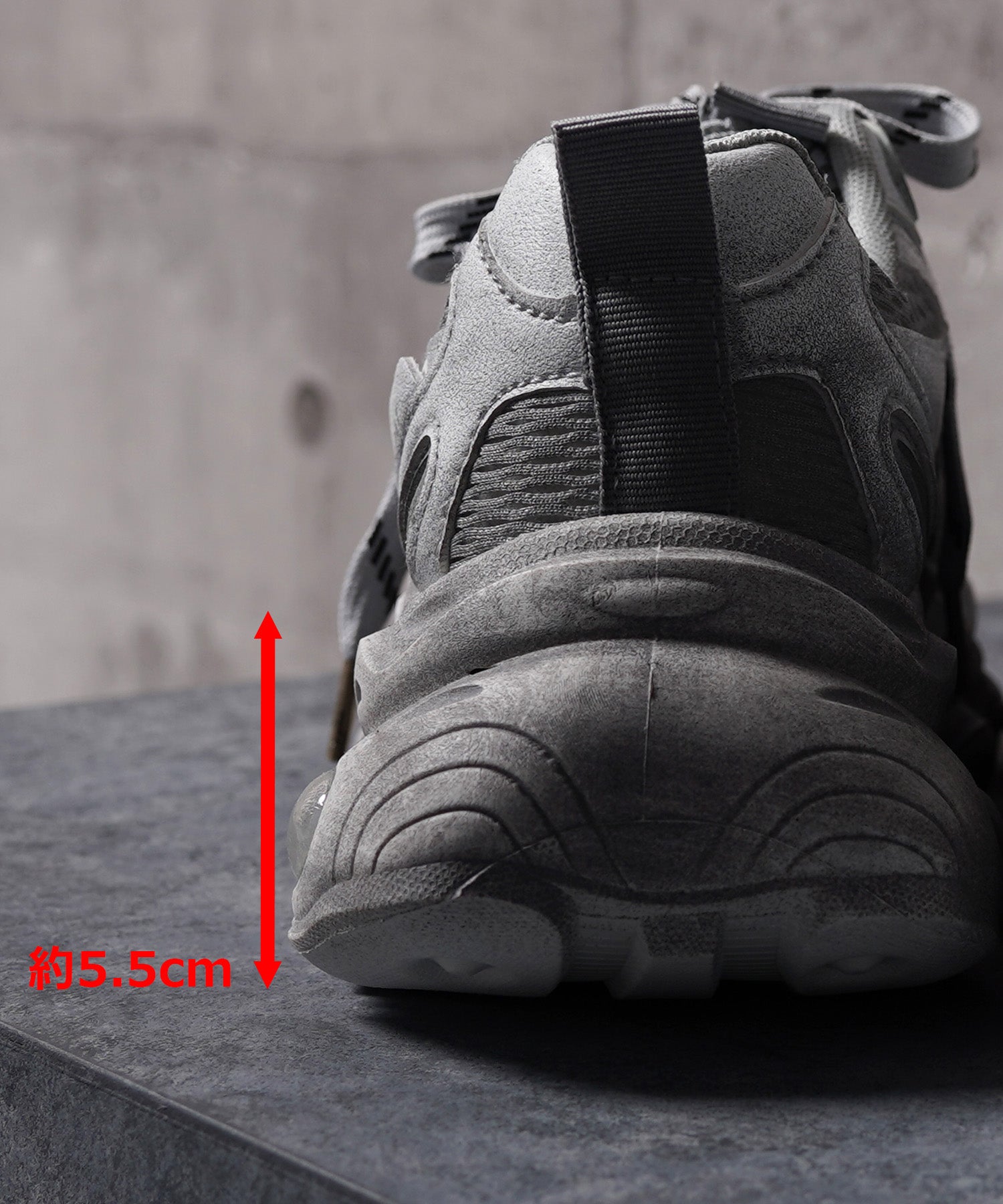 ワンフォークロージング 1111clothing DIRTY加工 ダットスニーカー （GRAY） GRAY