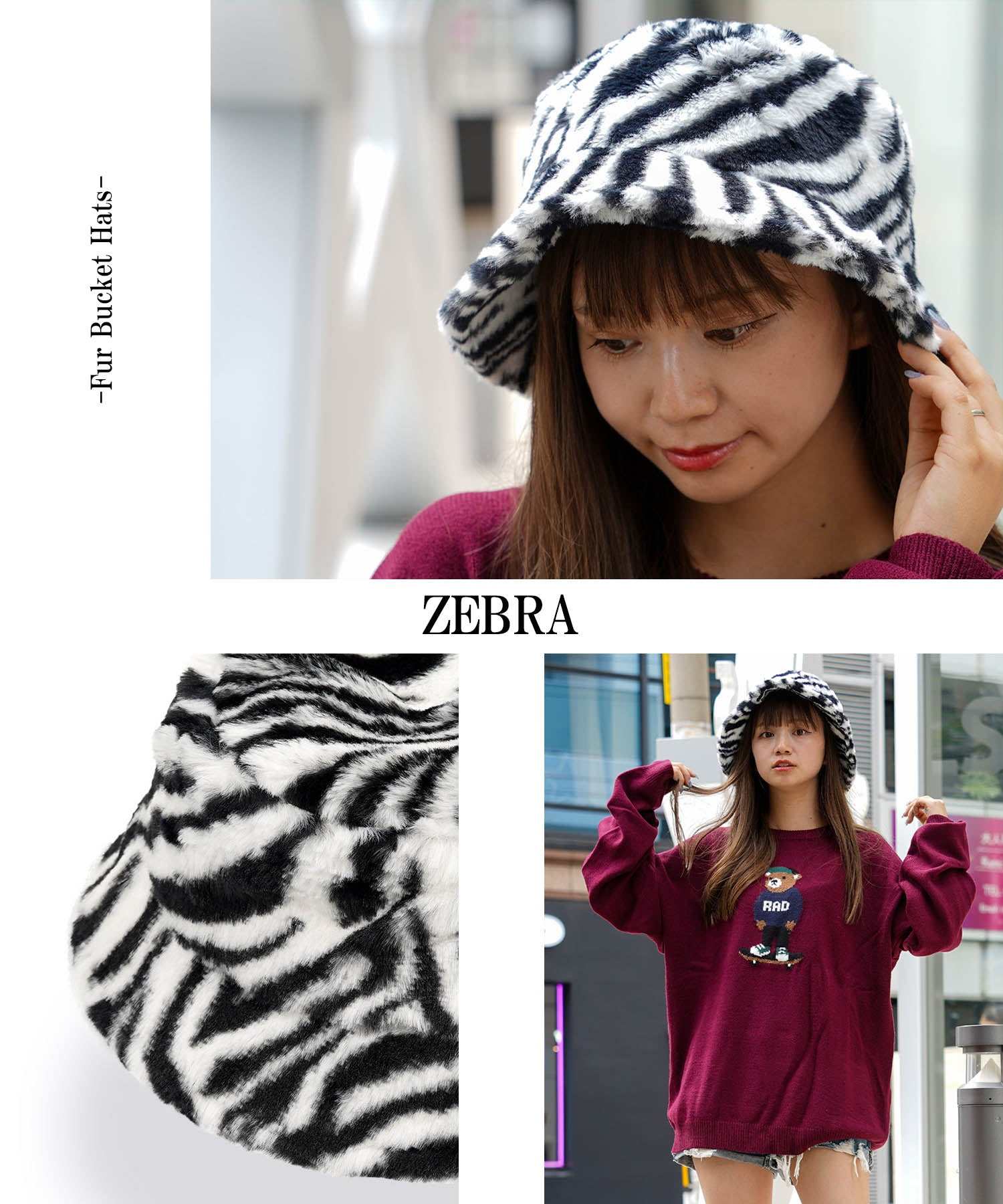 ワンフォークロージング 1111clothing ファー バケットハット メンズ もこもこ ハット レディース ファーハット バケハ 帽子 キャップ ヘッドウェア 大きいサイズ 秋 秋冬 冬 ふわふわ あったか
