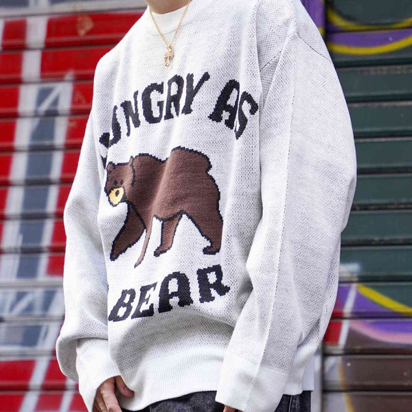 ニット/セーター crew neck jacquard knit amiur Ami de Coeur jacquard sweater | Ami | Shop Men's Crew Neck