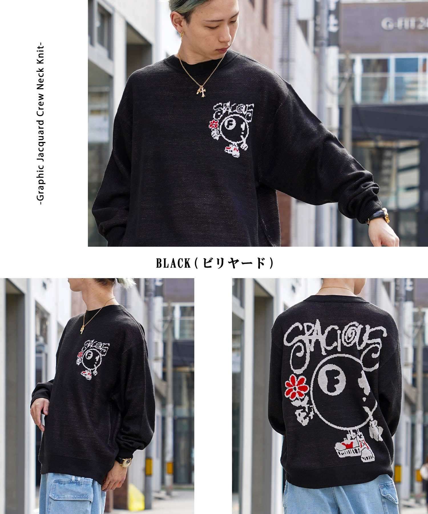 ニット/セーター crew neck jacquard knit amiur Ami de Coeur jacquard sweater | Ami | Shop Men's Crew Neck