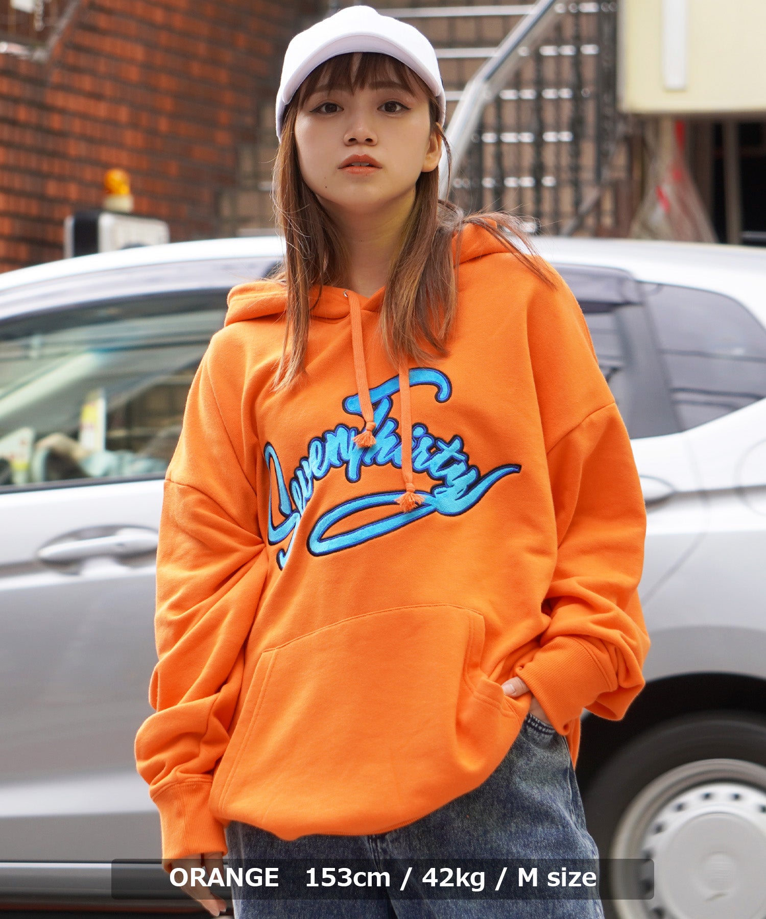 ワンフォークロージング 1111clothing オーバーサイズ パーカー メンズ ビッグパーカー レディース ビッグシルエット プルパーカー スウェット フーディ ロゴ 英字 刺繍 アップリケ 大きいサイズ