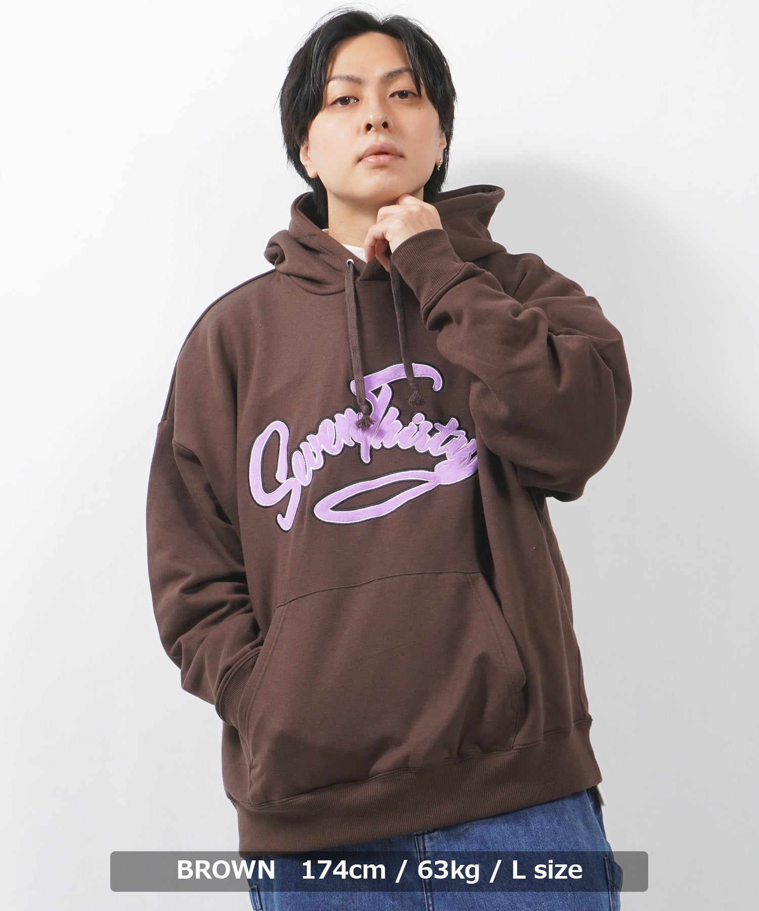 ワンフォークロージング 1111clothing オーバーサイズ パーカー メンズ ビッグパーカー レディース ビッグシルエット プルパーカー スウェット フーディ ロゴ 英字 刺繍 アップリケ 大きいサイズ