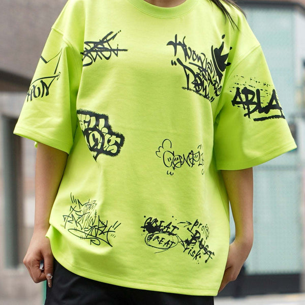 One Fork Closing 1111clothing ◇ All-over Pattern Tagging T-shirt