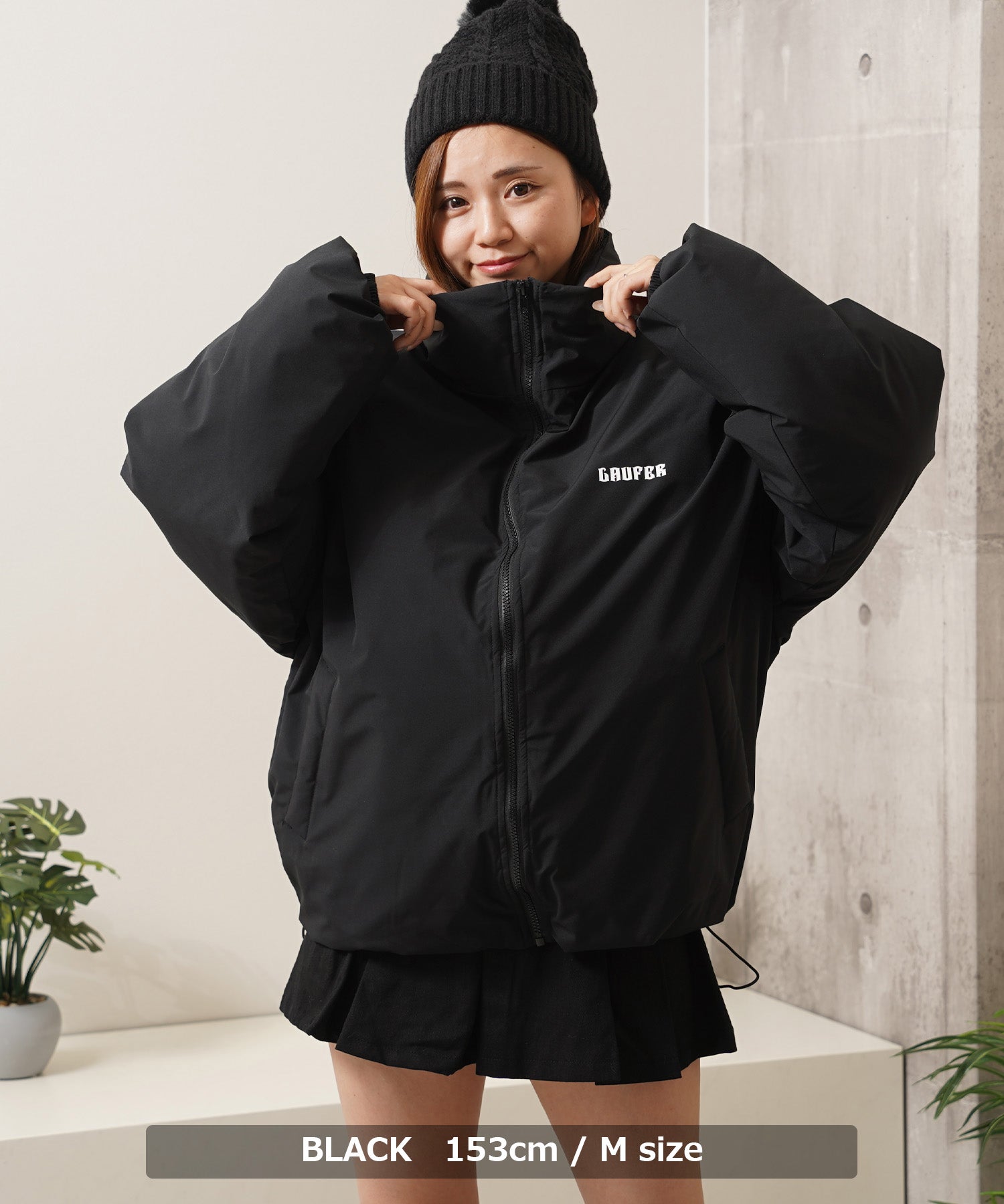 One Fork Closing 1111clothing Fiber Padding Short Stand Jacket