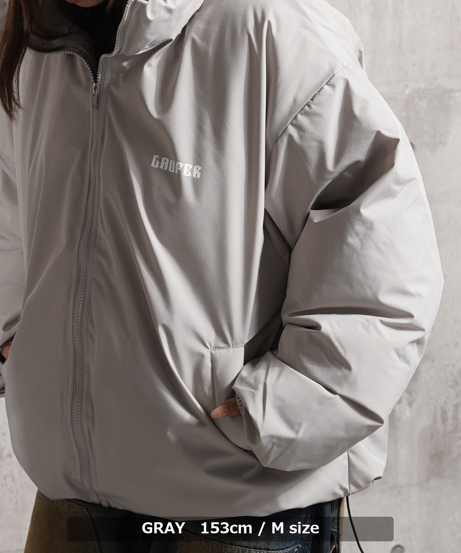One Fork Closing 1111clothing Fiber Padding Short Stand Jacket