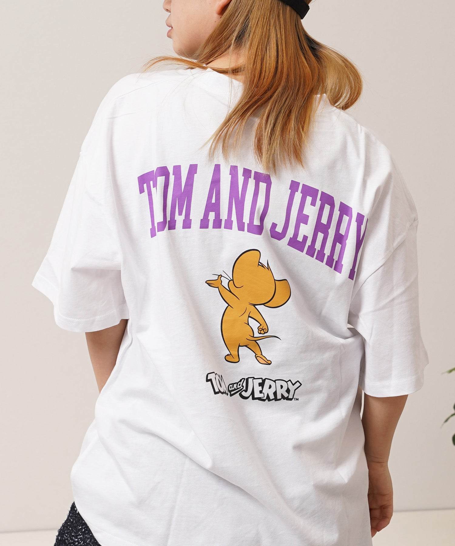 ワンフォークロージング 1111clothing TOM&JERRY S/S Tee （C柄-O.WHITE） C柄-O.WHITE