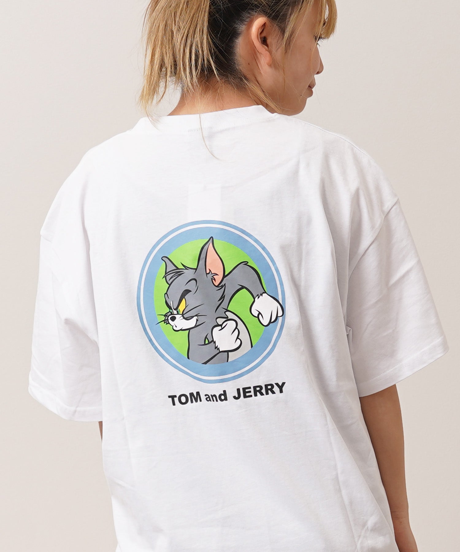 ワンフォークロージング 1111clothing TOM&JERRY S/S Tee （B柄-O.WHITE） B柄-O.WHITE