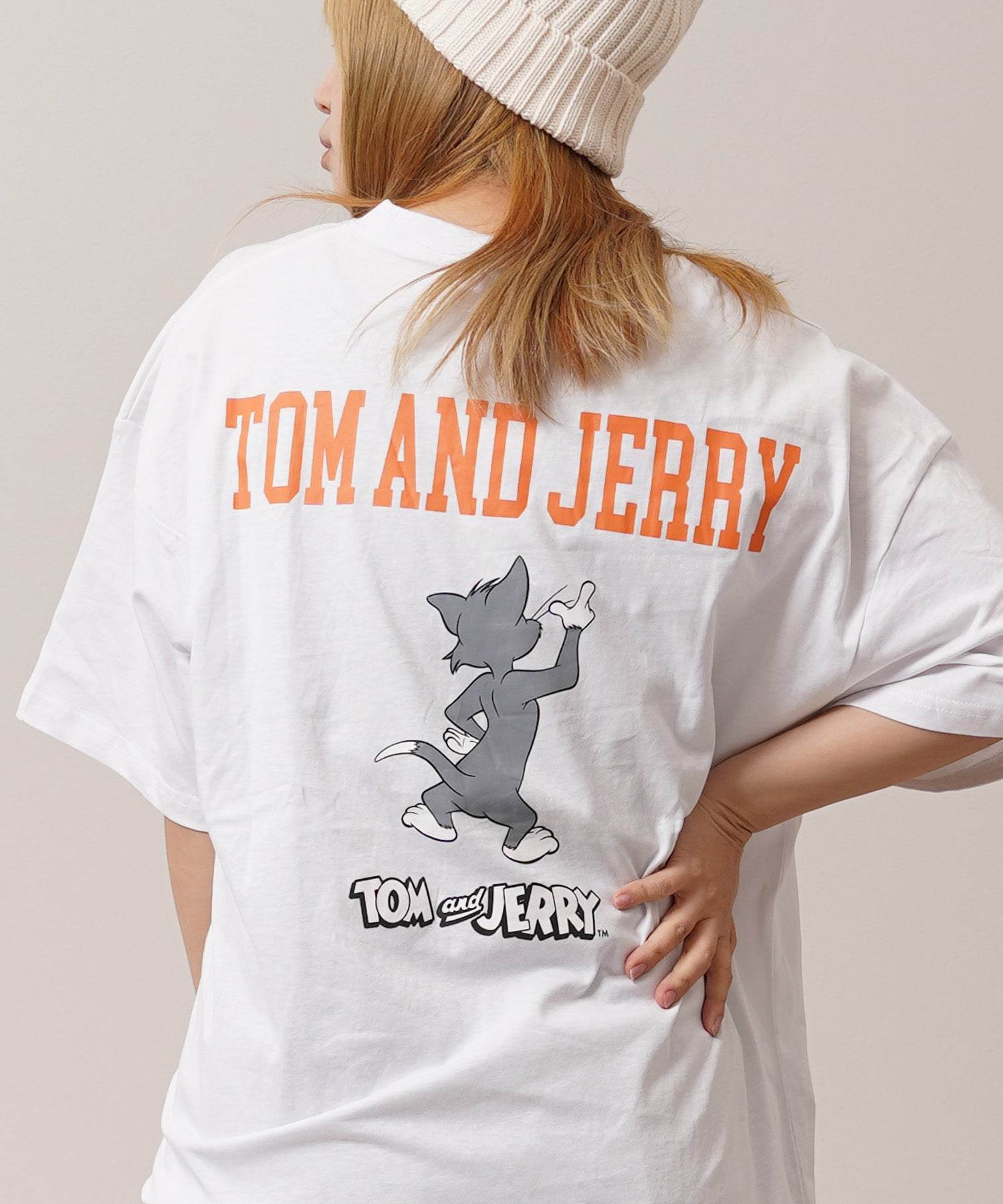ワンフォークロージング 1111clothing TOM&JERRY S/S Tee （D柄-O.WHITE） D柄-O.WHITE