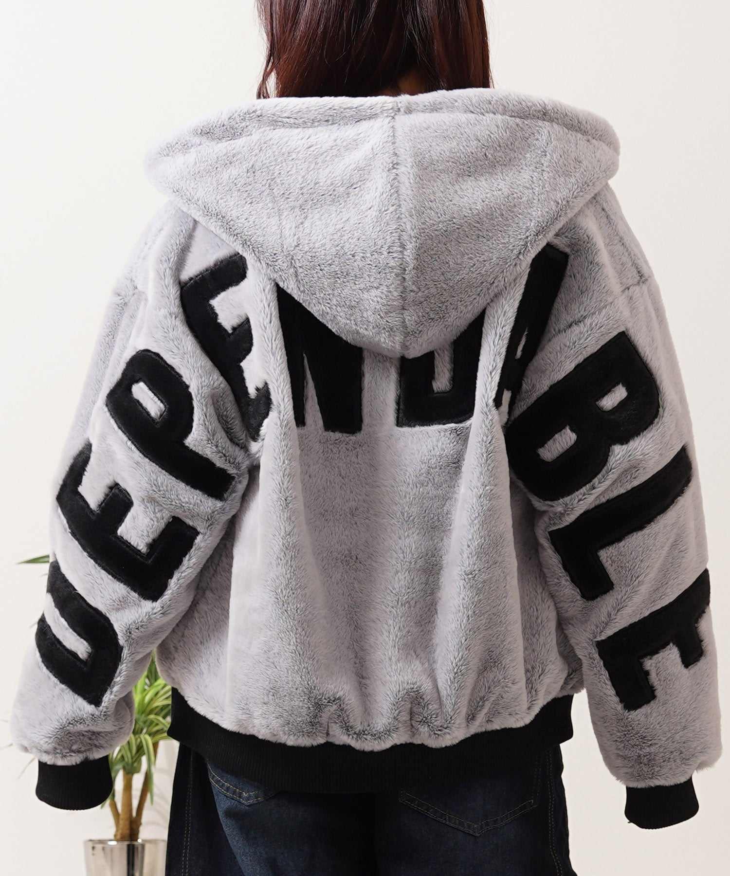 One Fork Closing 1111clothing Mink Touch Fur Jacket