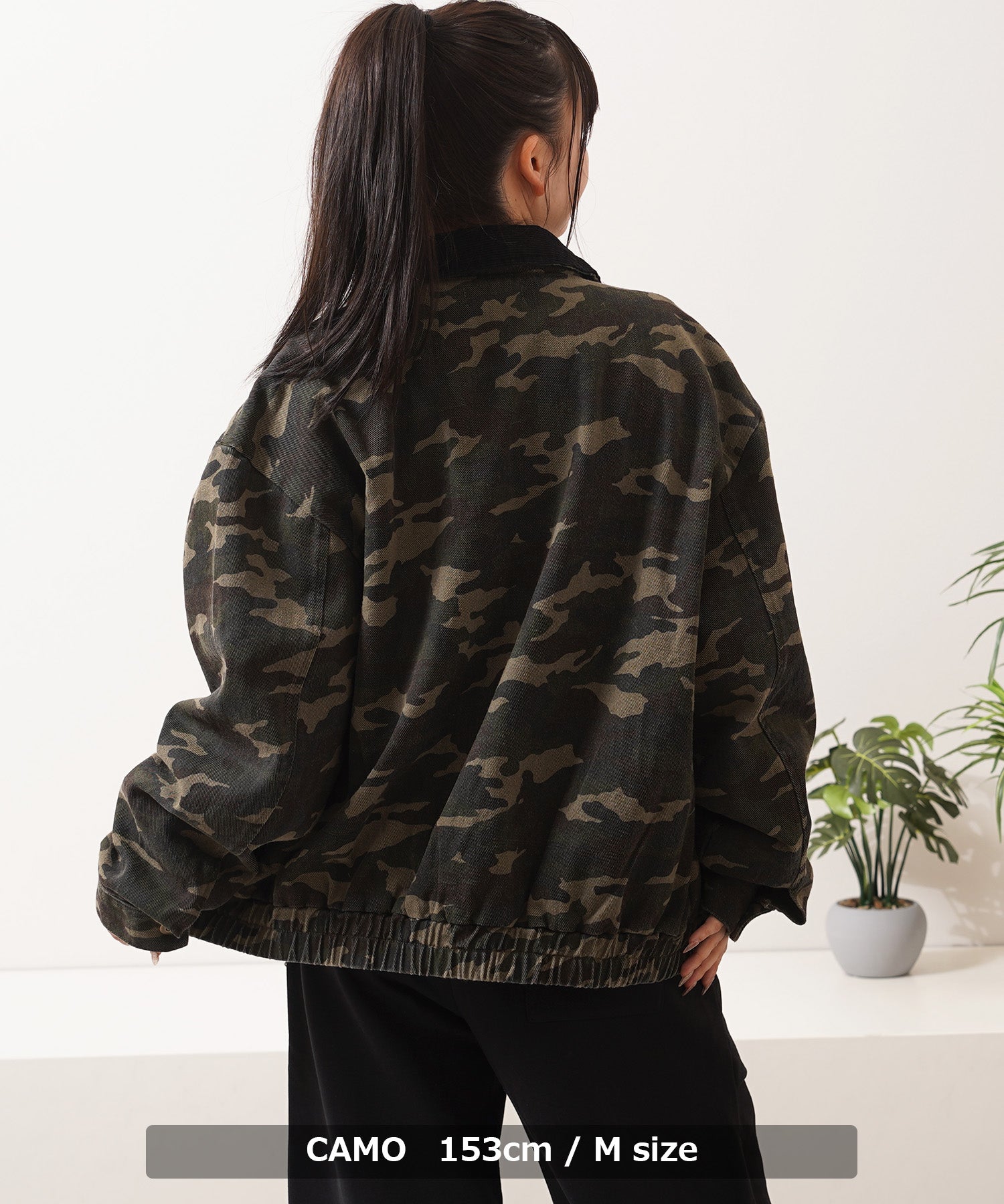 ワンフォークロージング 1111clothing クロップド デトロイトジャケット （CAMO） CAMO