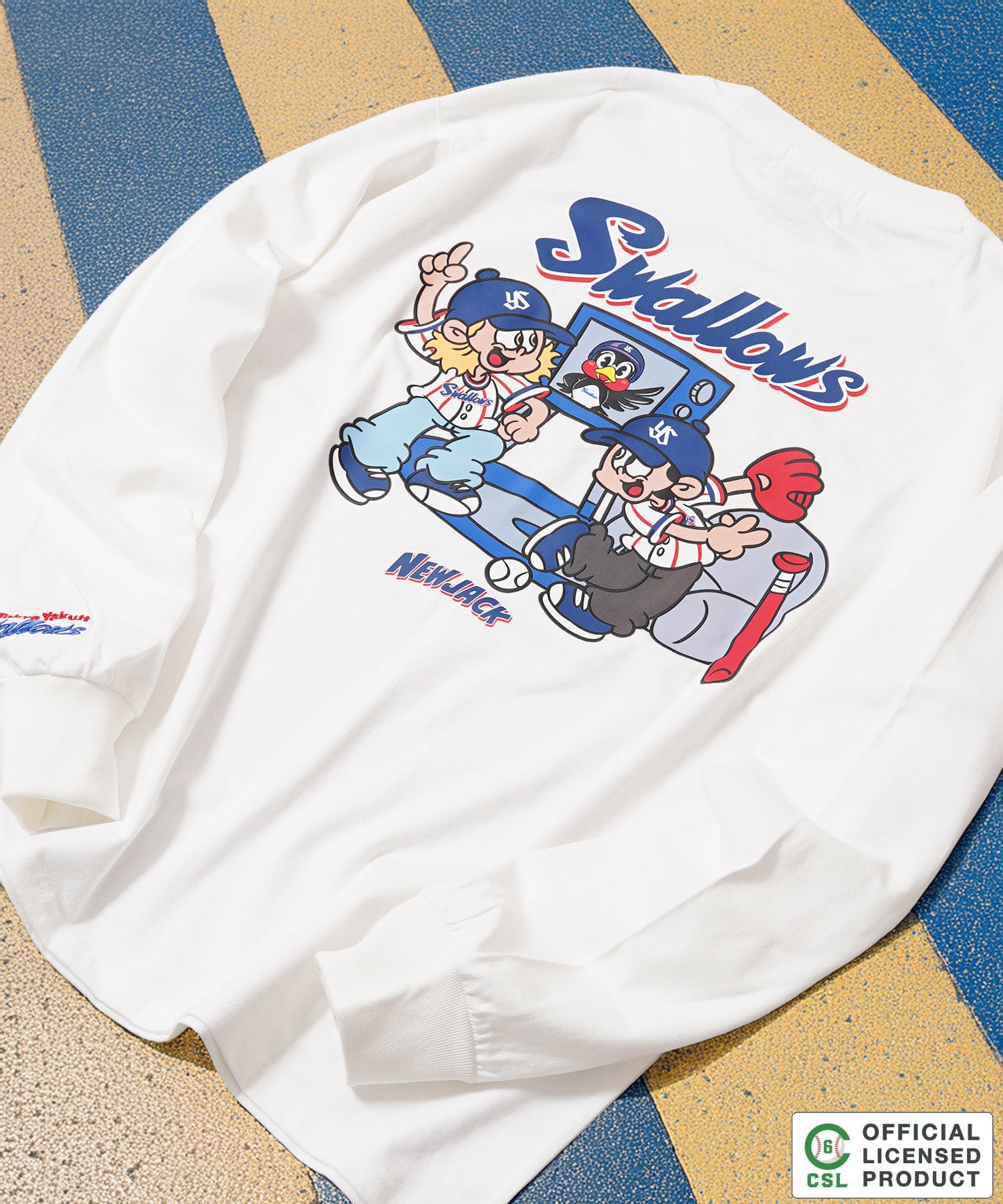 ワンフォークロージング 1111clothing 【セ・リーグ】NEW JACK プロ野球 ロンT （WHT-東京） WHT-東京