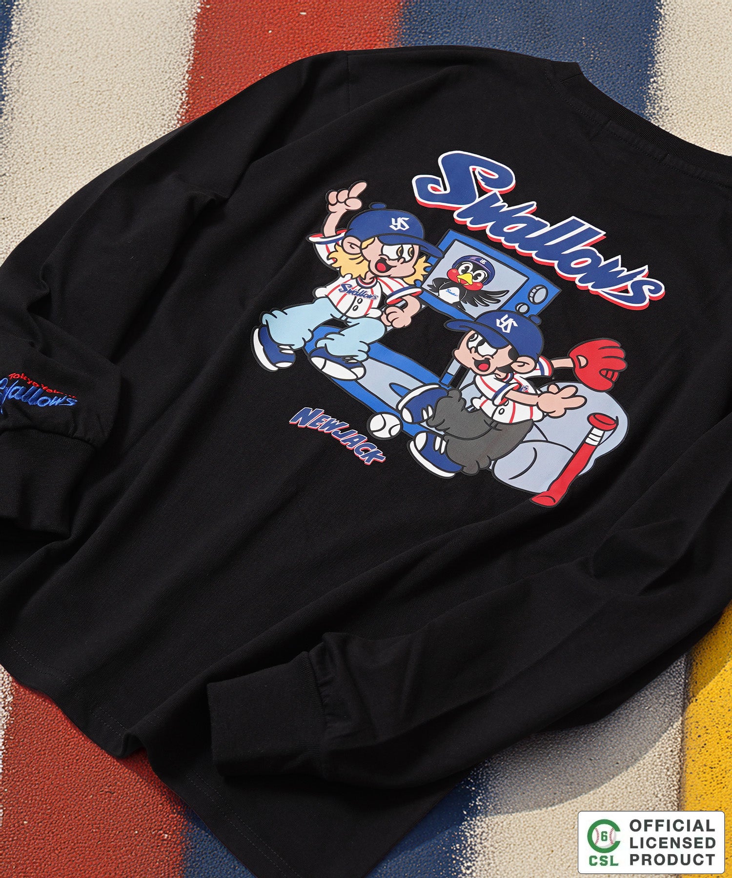 ワンフォークロージング 1111clothing 【セ・リーグ】NEW JACK プロ野球 ロンT （BLK-東京） BLK-東京