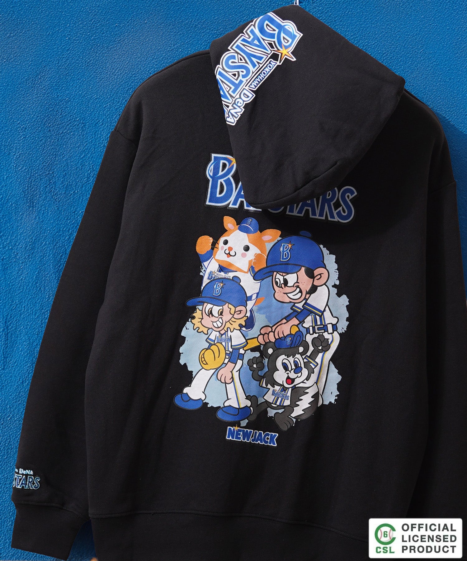 ワンフォークロージング 1111clothing 【セ・リーグ】NEW JACK プロ野球 ZIPパーカー （BLK-横浜） BLK-横浜