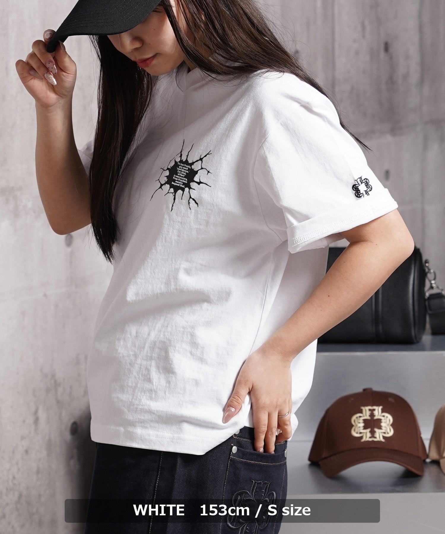 ワンフォークロージング 1111clothing Bullet hole Tee （BLACK） BLACK