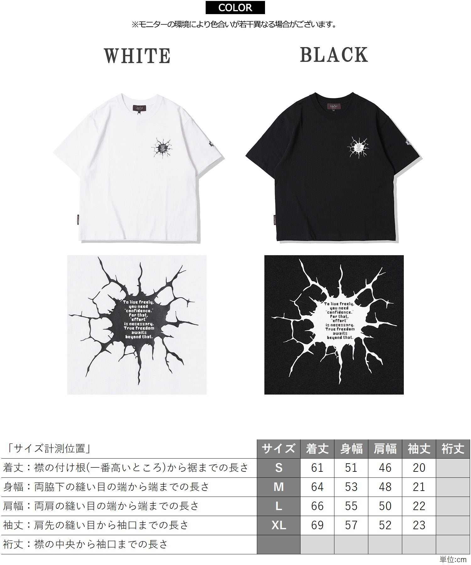 ワンフォークロージング 1111clothing Bullet hole Tee （BLACK） BLACK