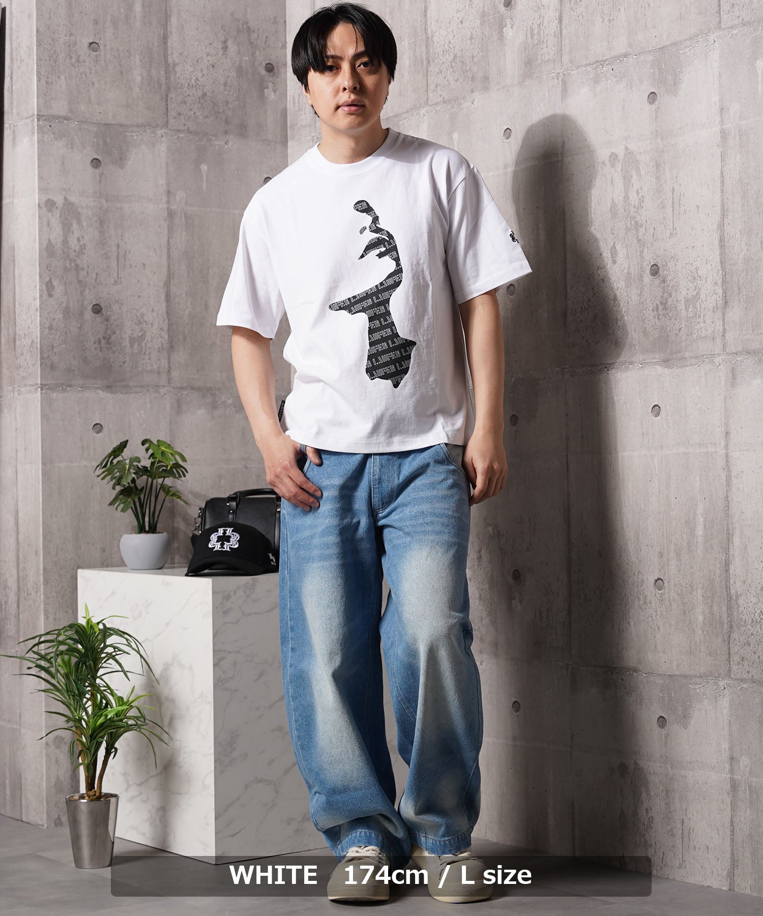 ワンフォークロージング 1111clothing Face Logo Tee （BLACK） BLACK