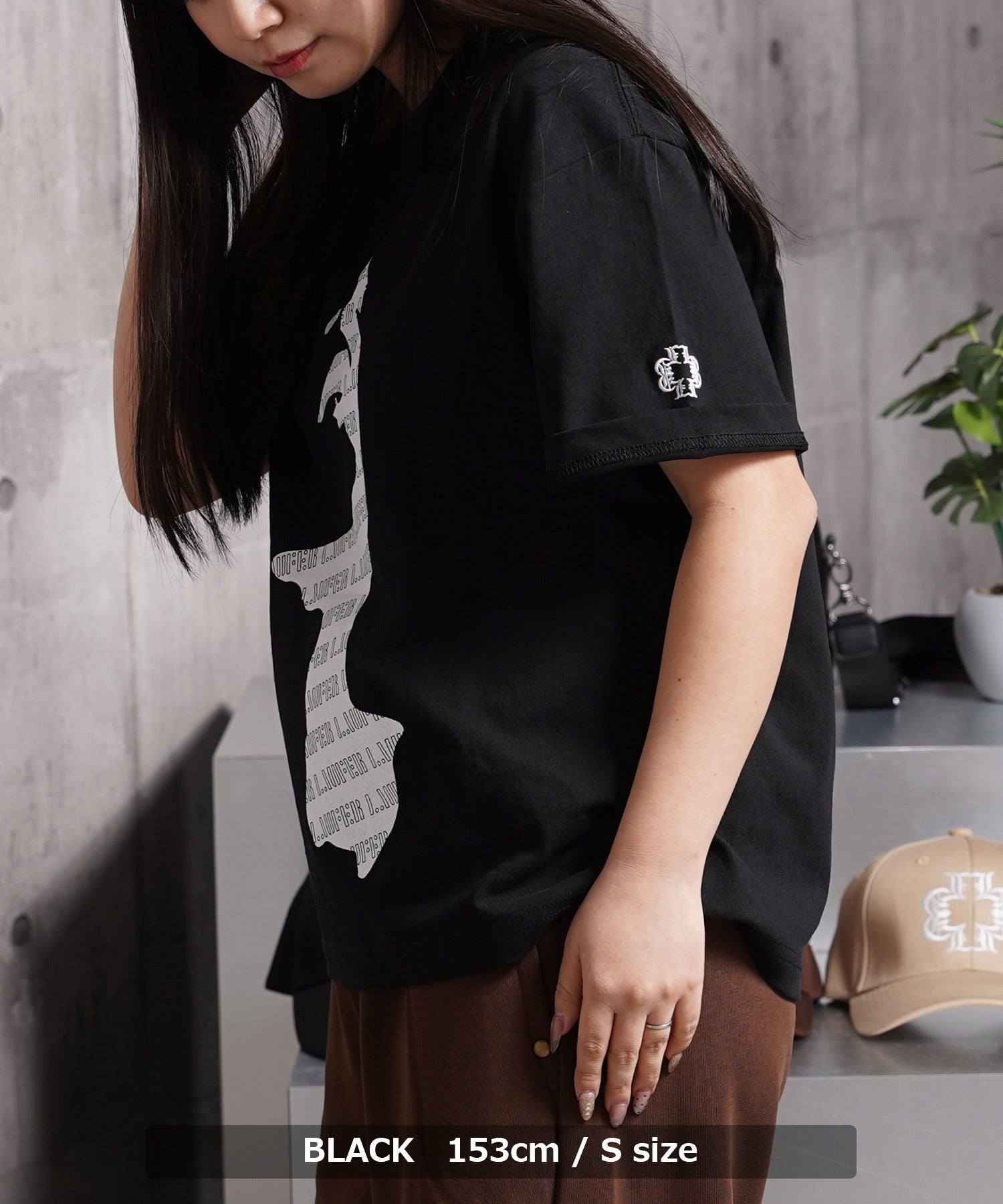 ワンフォークロージング 1111clothing Face Logo Tee （BLACK） BLACK