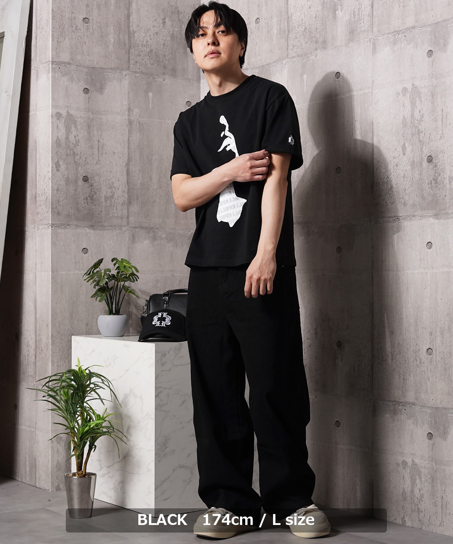 ワンフォークロージング 1111clothing Face Logo Tee （BLACK） BLACK