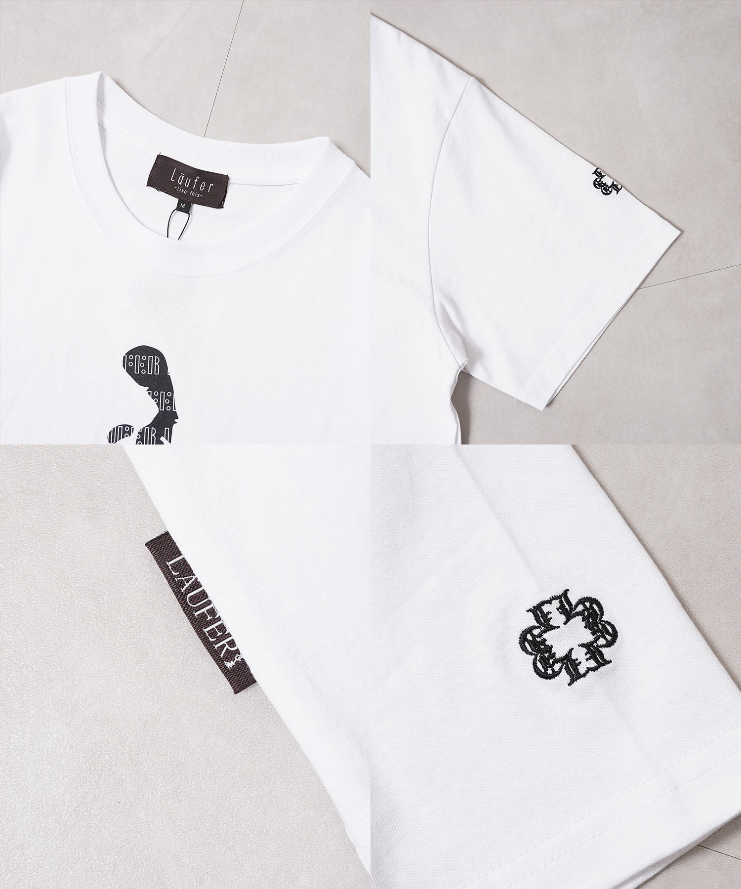 ワンフォークロージング 1111clothing Face Logo Tee （BLACK） BLACK