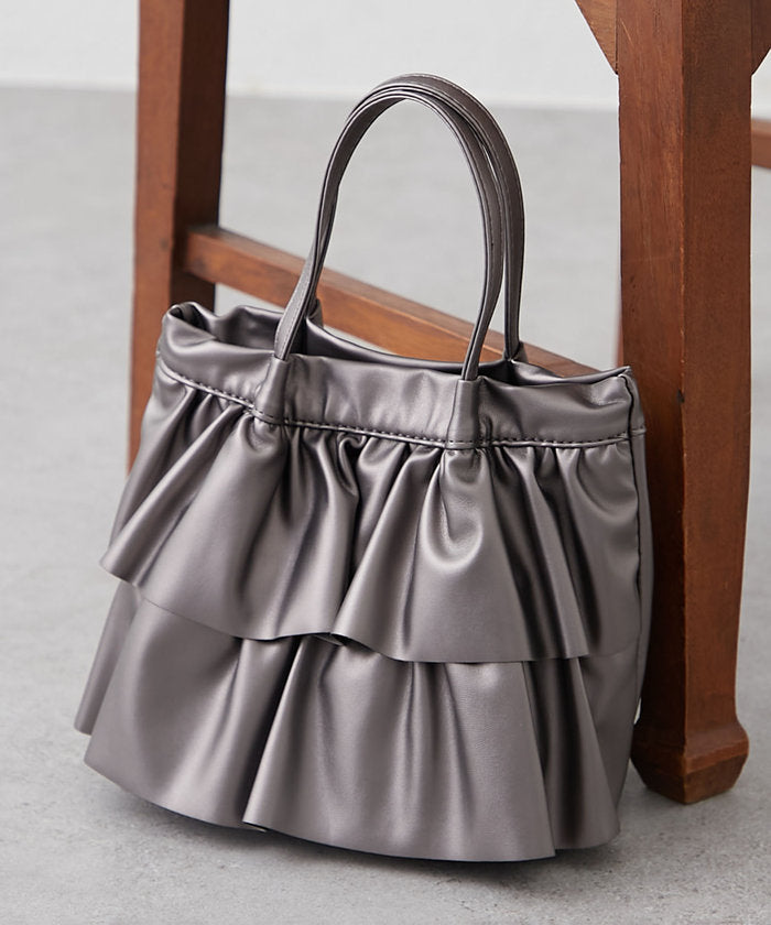 ナイスクラップ NICE CLAUP 【WEB限定】ラッフルミディトート （CGY） CGY