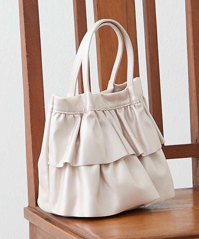 ナイスクラップ NICE CLAUP 【WEB限定】ラッフルミディトート （CGY） CGY