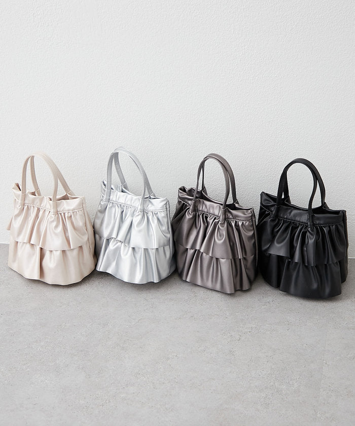 ナイスクラップ NICE CLAUP 【WEB限定】ラッフルミディトート （CGY） CGY